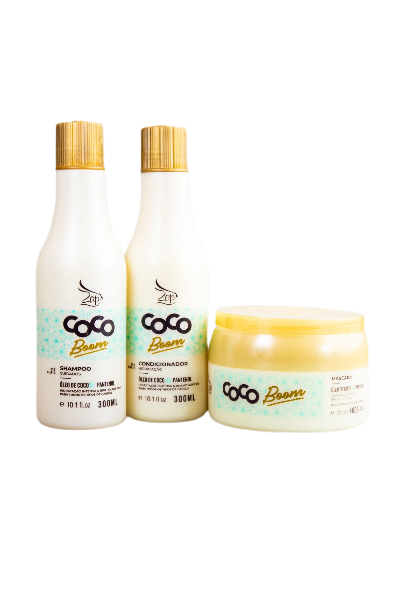 Professional Coconut Panthenol Boom Maintenance Home Care 3 Products - Zap