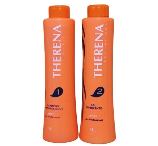 Progressive Brush Anti Frizz Straightener Thermal Treatment Kit 2x1L - Therena - Image 3