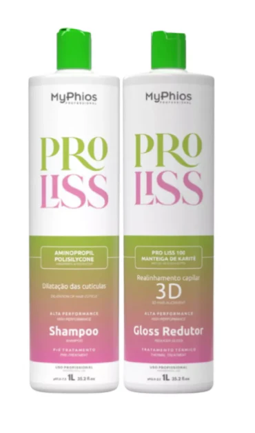 Progressive Brush Hair Straightening Volume Reducer Proliss Kit 2x1L - My Phios - Image 2