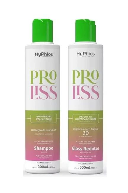 Progressive Brush Hair Straightening Volume Reducer Proliss Kit 2x300 - My Phios - Image 2