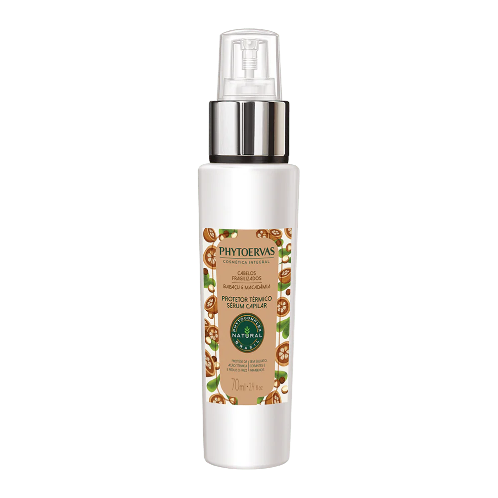 Phytoervas Thermal Protector Serum Capillary Fragile Hair Babaçu and Macadamia 70ml