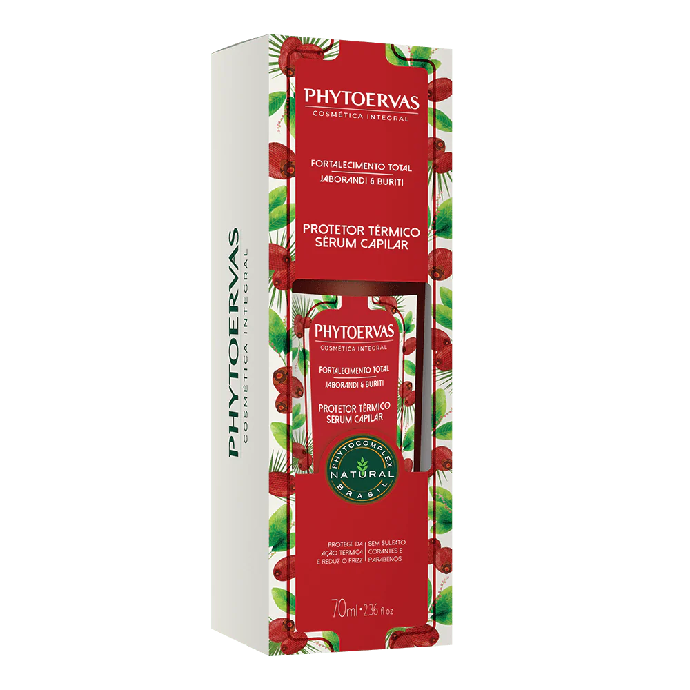 Phytoervas Thermal Protector Serum Capillary Total Strengthening Jaborandi and Buriti 70ml - Image 2