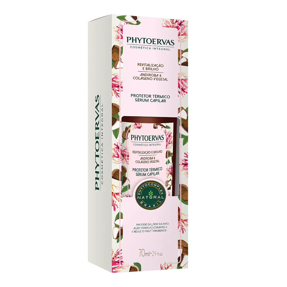 Phytoervas Thermal Protector Serum Capillary Revitalization and Glow Andiroba and 70ml Vegetable Collagen - Image 2