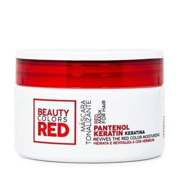 Red Hair Tinting Moisturizing Panthenol Keratin Treatment Mask 300g - Sphair - Image 2
