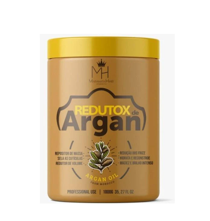 Redutox Argan Mass Replenisher Volume Reducer Hair Mask 1kg - Maranata Hair