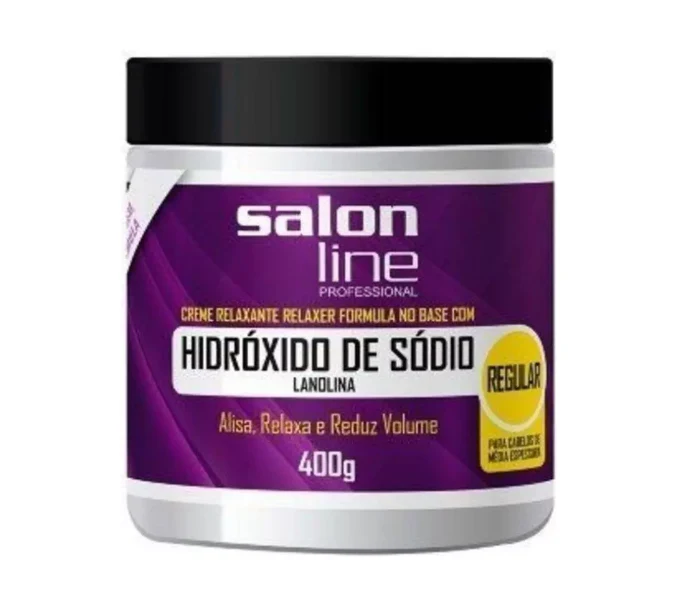 Salon Line Regular  Hair Relaxer Transition Cream 400g