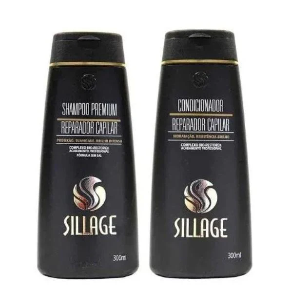 Repair Bio Restore Intense Protection Softness Brightness Kit 2x300ml - Sillage