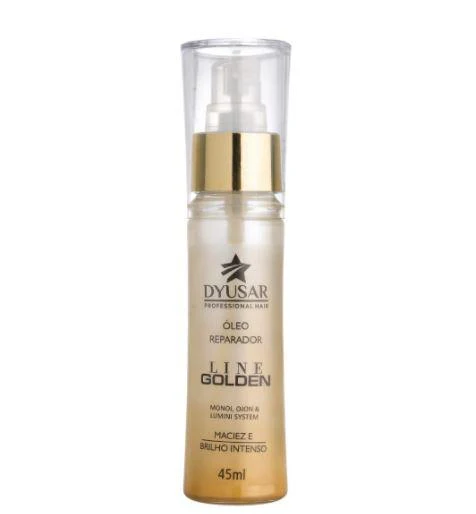 Repair Oil Golden Bath Monoi Ojon Lumini Anti Frizz Finisher 45ml - Dyusar