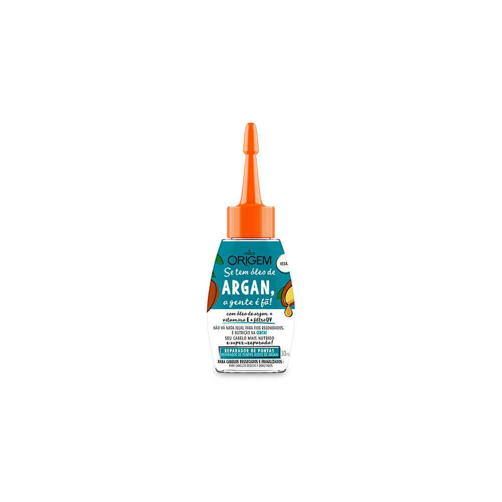 Origem Argan Oil UV Protection Vitamin E Tips Repairer Oil Finisher 30ml - Nazca