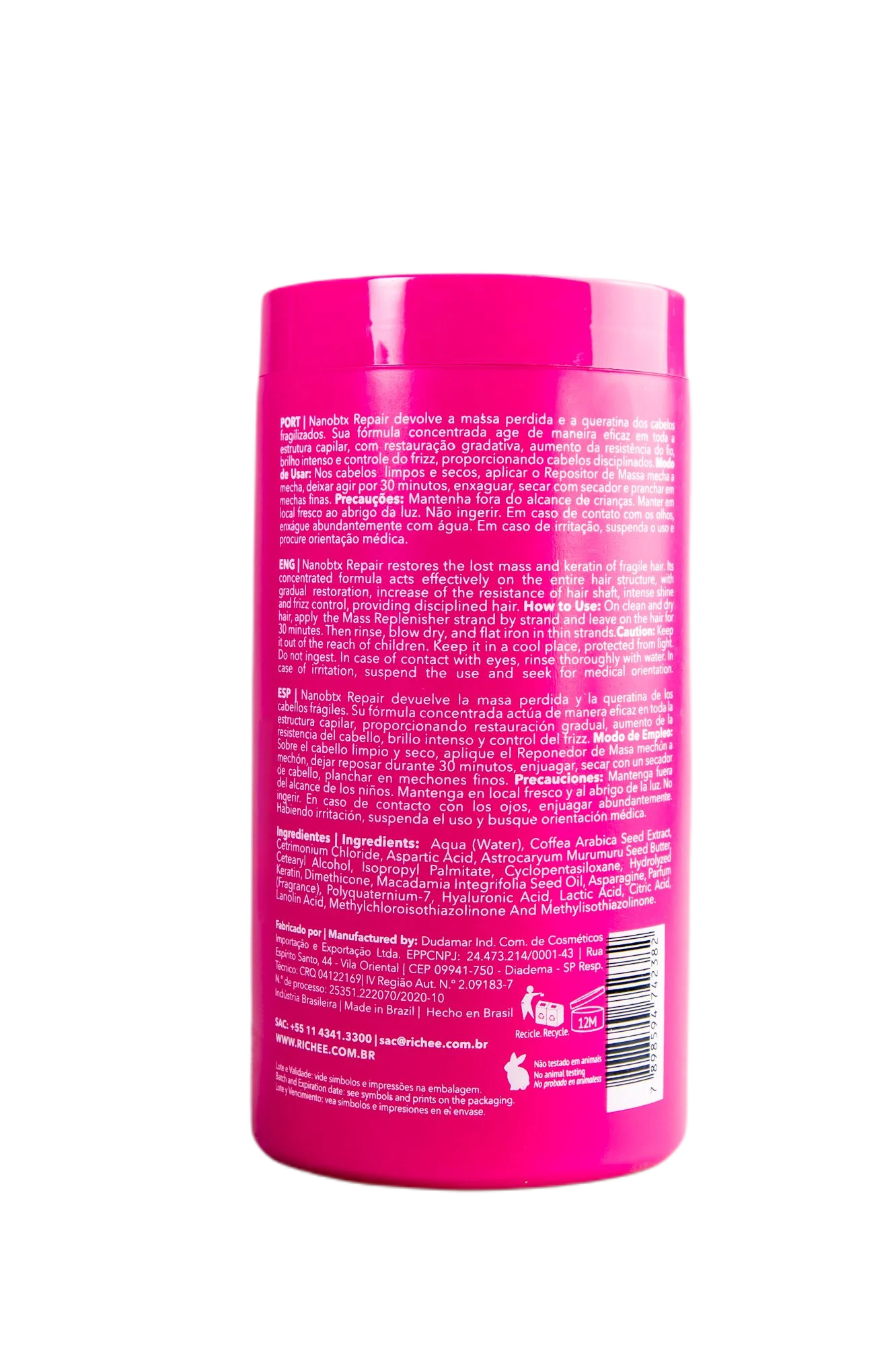 Richée Nanobtx Repair Deep Hair Mask 1Kg / 35.27 fl oz - Image 6