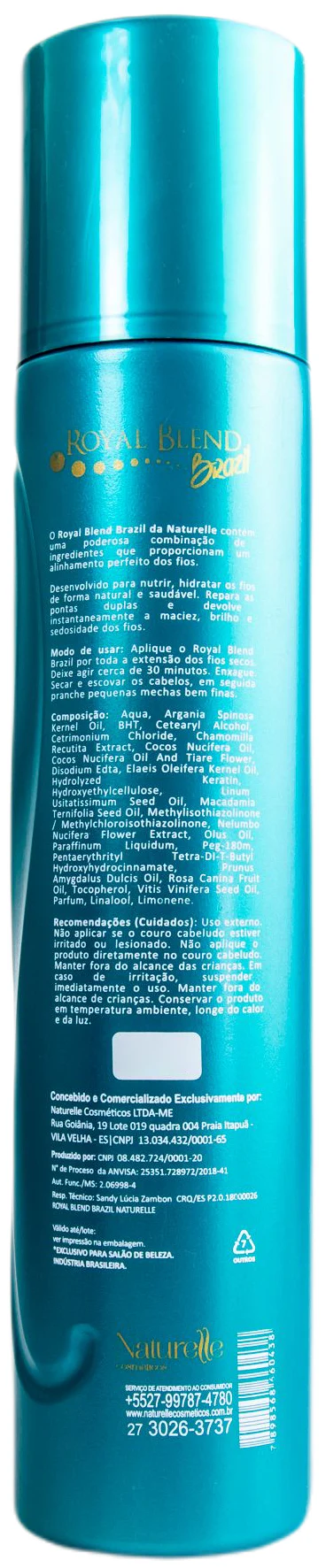 Naturelle Royal Blend Brazil Organic Protein 1L / 33.8 fl oz - Image 3
