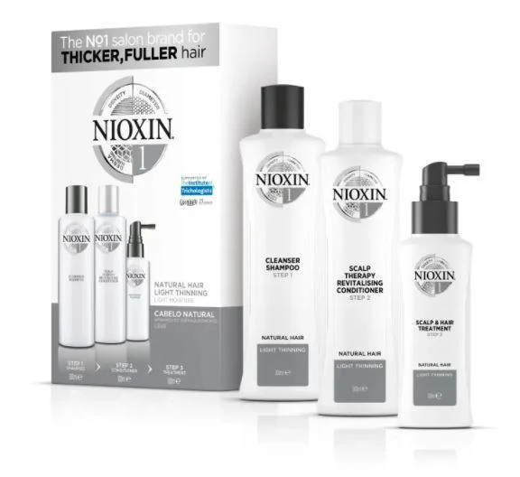 Natural Hair Light Tuning Thicker Fuller Therapy System 1 Kit 3 Prod. - Nioxin - Image 2