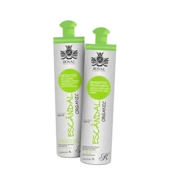Escândal Organic Volume Reducer Progressive Kit 2x1L - Royal Professional