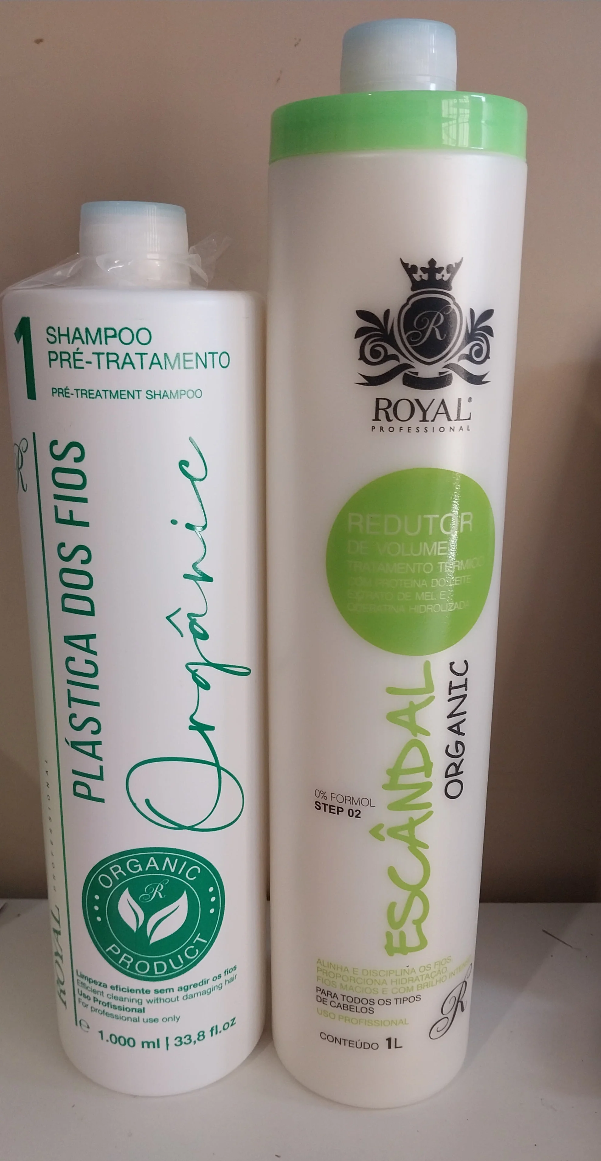 Escândal Organic Volume Reducer Progressive Kit 2x1L - Royal Professional - Image 2