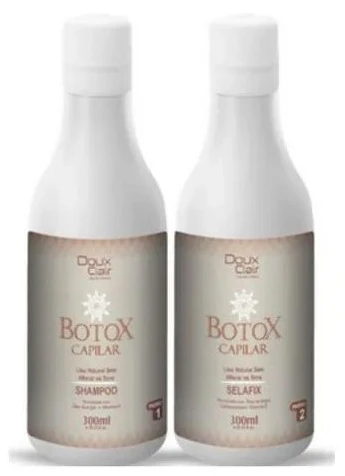 Selafix Doux Clair Deep Hair Mask De Argan Sem Formol 2x300ml - Doux Clair