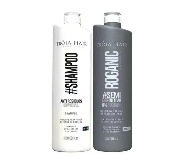 Semi Definitive Roganic Keratin Avocado Macadamia Brazilian Blowout 2x1L - Kit