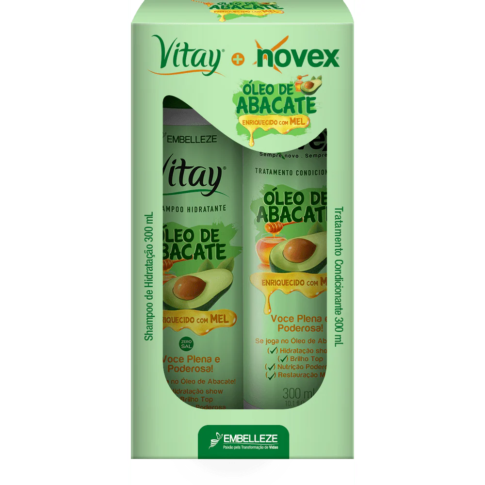 Novex Shampoo And Conditioner And Avocado Oil Kit