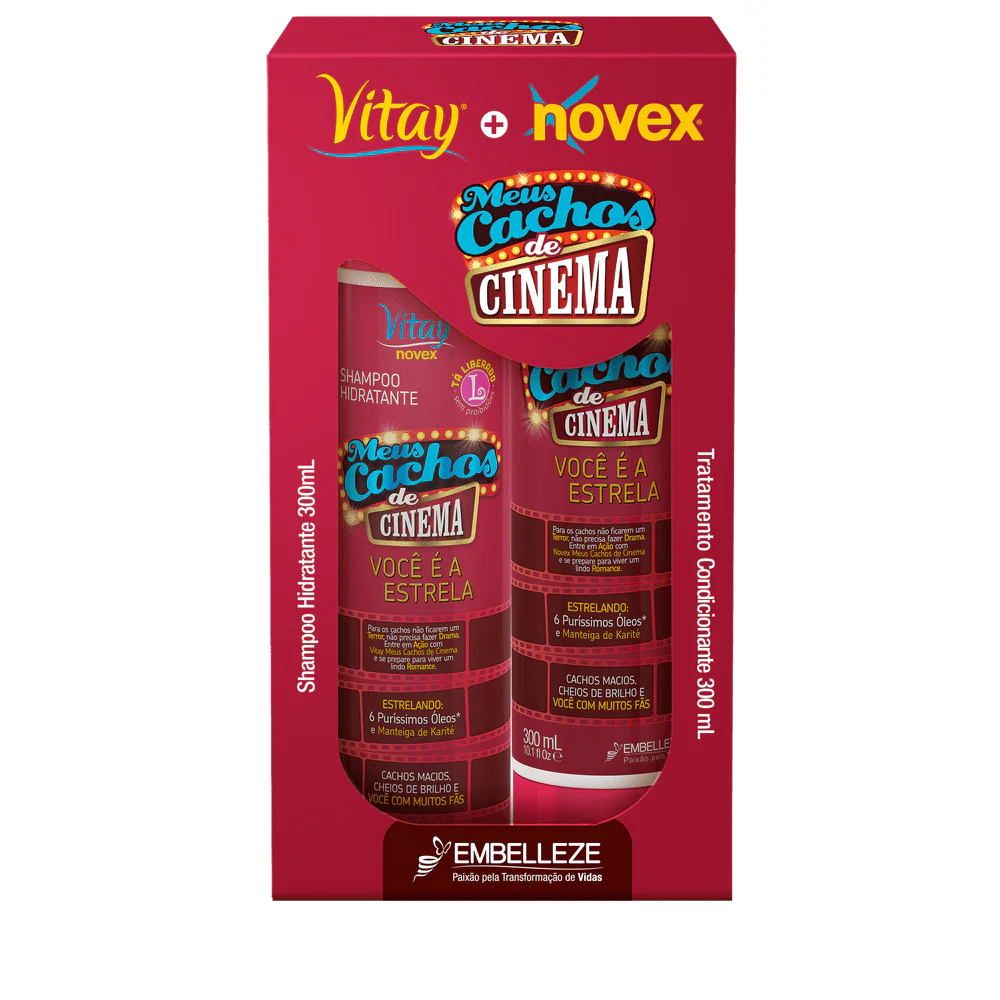 Novex Shampoo And Conditioner And My Movie Curls Kit
