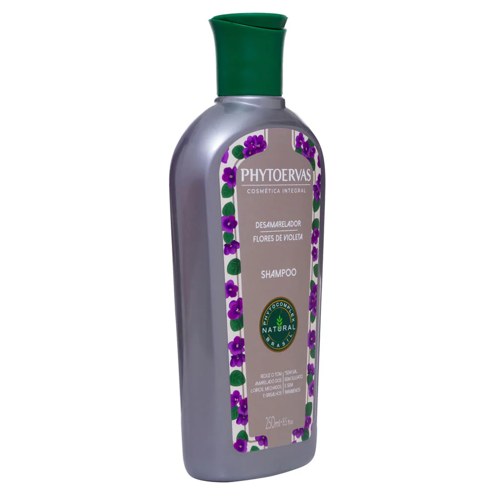 Phytoervas Shampoo Desamarelator Violet Flowers 250ml - Image 2