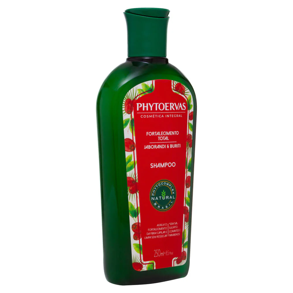 Phytoervas Shampoo Strengthening Total Jaborandi and Buriti 250ml - Image 2