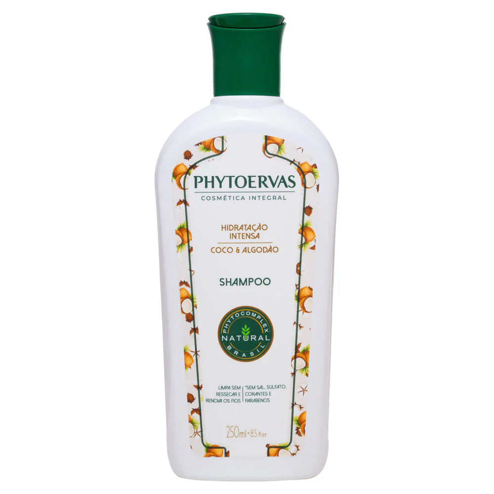 Phytoervas Shampoo Intense Hydration Coconut and Cotton 250ml