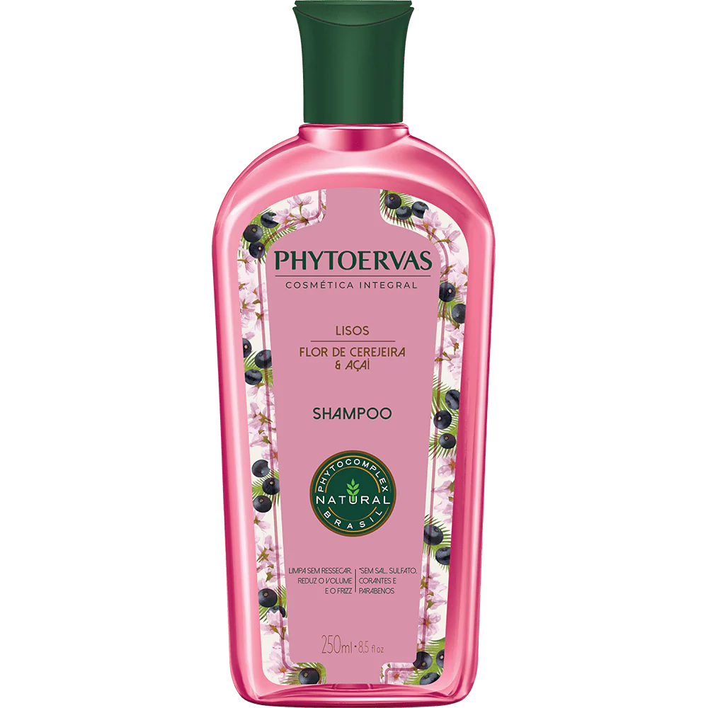 Phytoervas Smooth Shampoo Cherry Blossom and Acai 250ml
