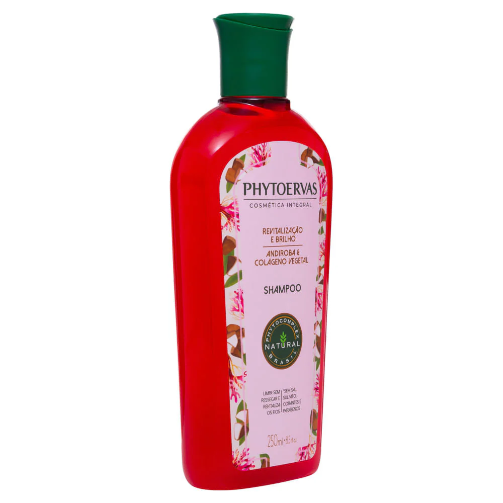 Phytoervas Shampoo Revitalization and Glow Andiroba and Vegetable Collagen 250ml - Image 2