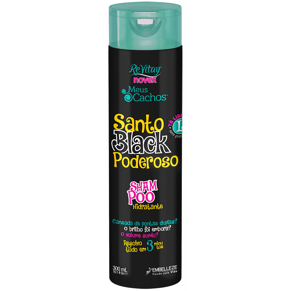 Novex Shampoo My Cachos Santo Black Powerful 300ml