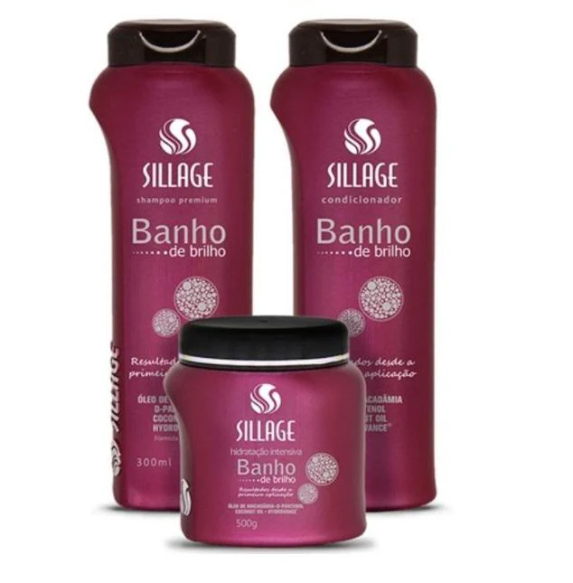 Shine Brightness Bath Premium Hair Healthy Hydration Kit 3 Products - Sillage