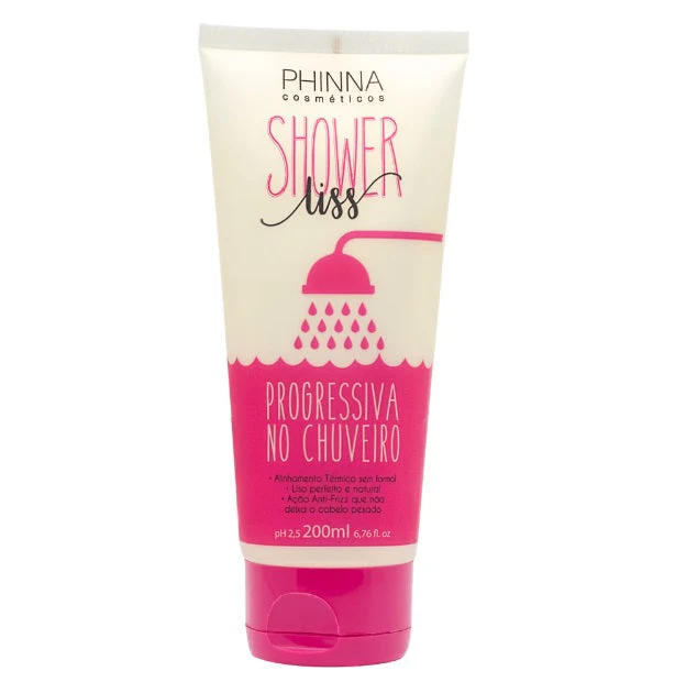 Shower Progressive Anti Frizz Thermal Volume Reducer Hair Straightening 200ml - Phinna - Image 2