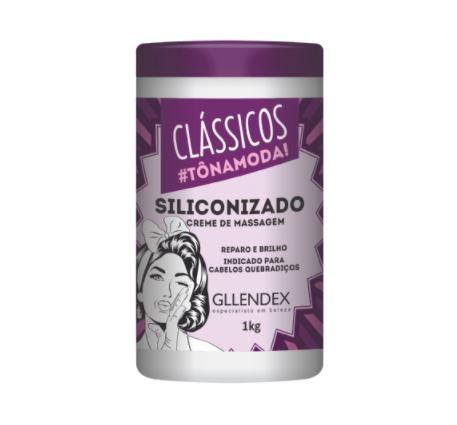 Siliconized Repair Brightness Brittle Hair Massage Cream Mask 1Kg - Gllendex