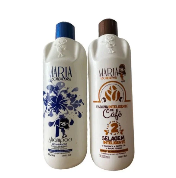 Maria Escandalosa Cafe / Coffee Intelligent Keratin Sealant Progressive Brush Kit 2x1L - Maria Escandalosa - Image 2