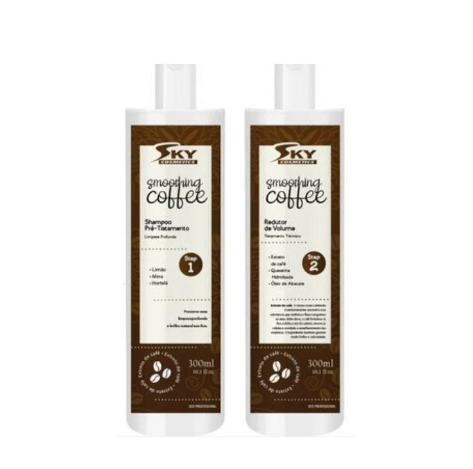 Smoothing Coffee Volume Reducer Thermal Treatment 2x300ml - Sky Cosmetics