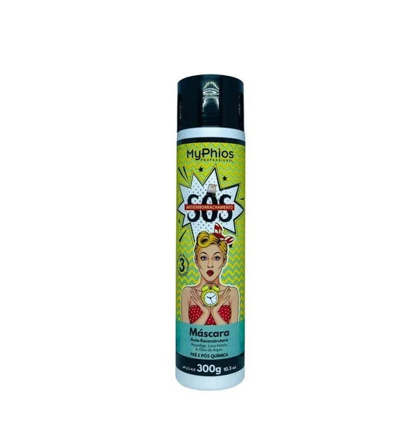 SOS Anti-rubber 3 Minutes Reconstruction Hair Treatment Mask 300ml - My Phios - Image 2
