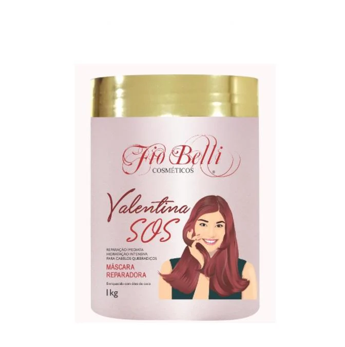 SOS Valentina Coconut Oil Repair Moisturizing Nourishing Mask 1Kg - FioBelli