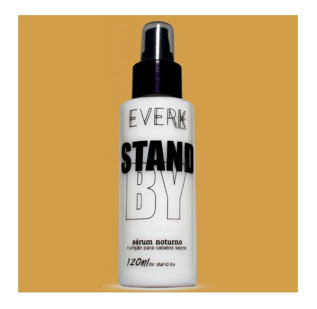 Stand-By Night Serum Dry Hair Nourishing Treatment Fluid 120ml - Everk
