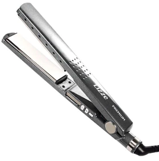 Hair Straightener Gray Premium Titanium 110V 465F - Lizze