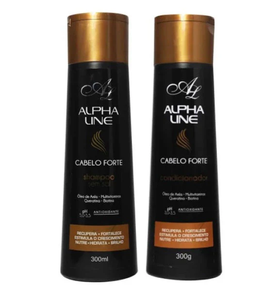 Strong Hair Strenghtening Recovery Home Care Treatment Kit 2x250 - Alpha Line