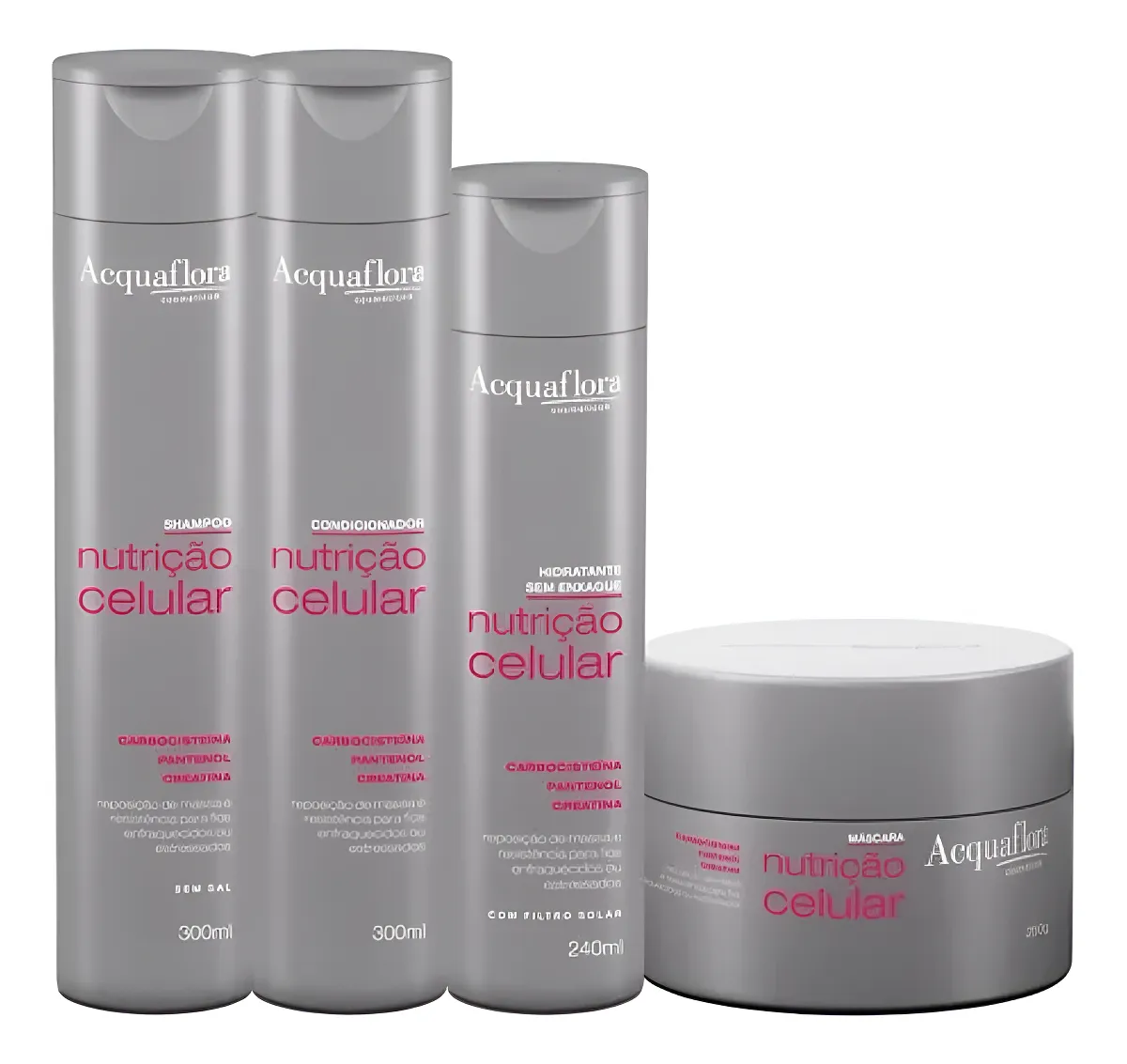 Cellular Nutrition Moisturizing Treatment Maintenance Kit 4 Itens - Acquaflora - Image 2