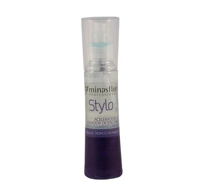 Stylo Capillary Polishing Accelerator Brush Fixer Hair Finisher 120ml - Minas Flor