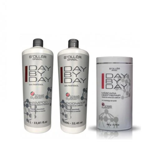 System Dy by Day Maintenance Chemically Treated Hair DBD White 3 Prod. - Soller