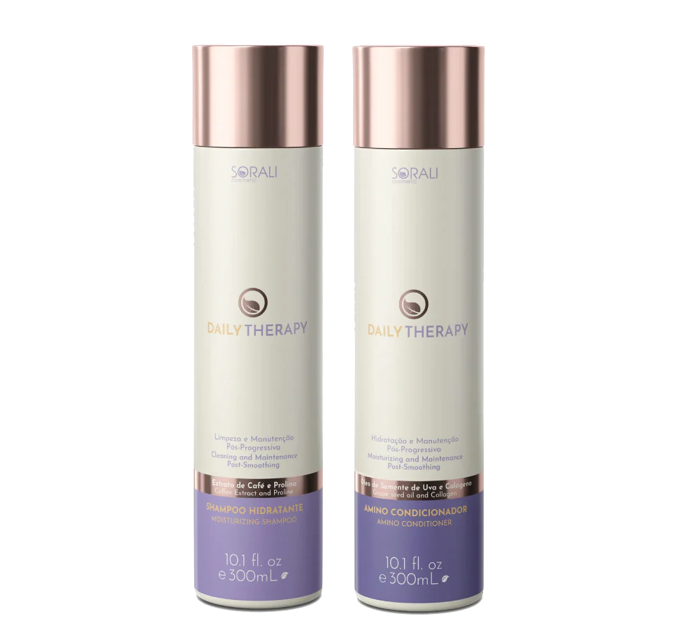 Daily Therapy Home Care Maintenance Shampoo Conditioner Kit 2x300ml - Sorali