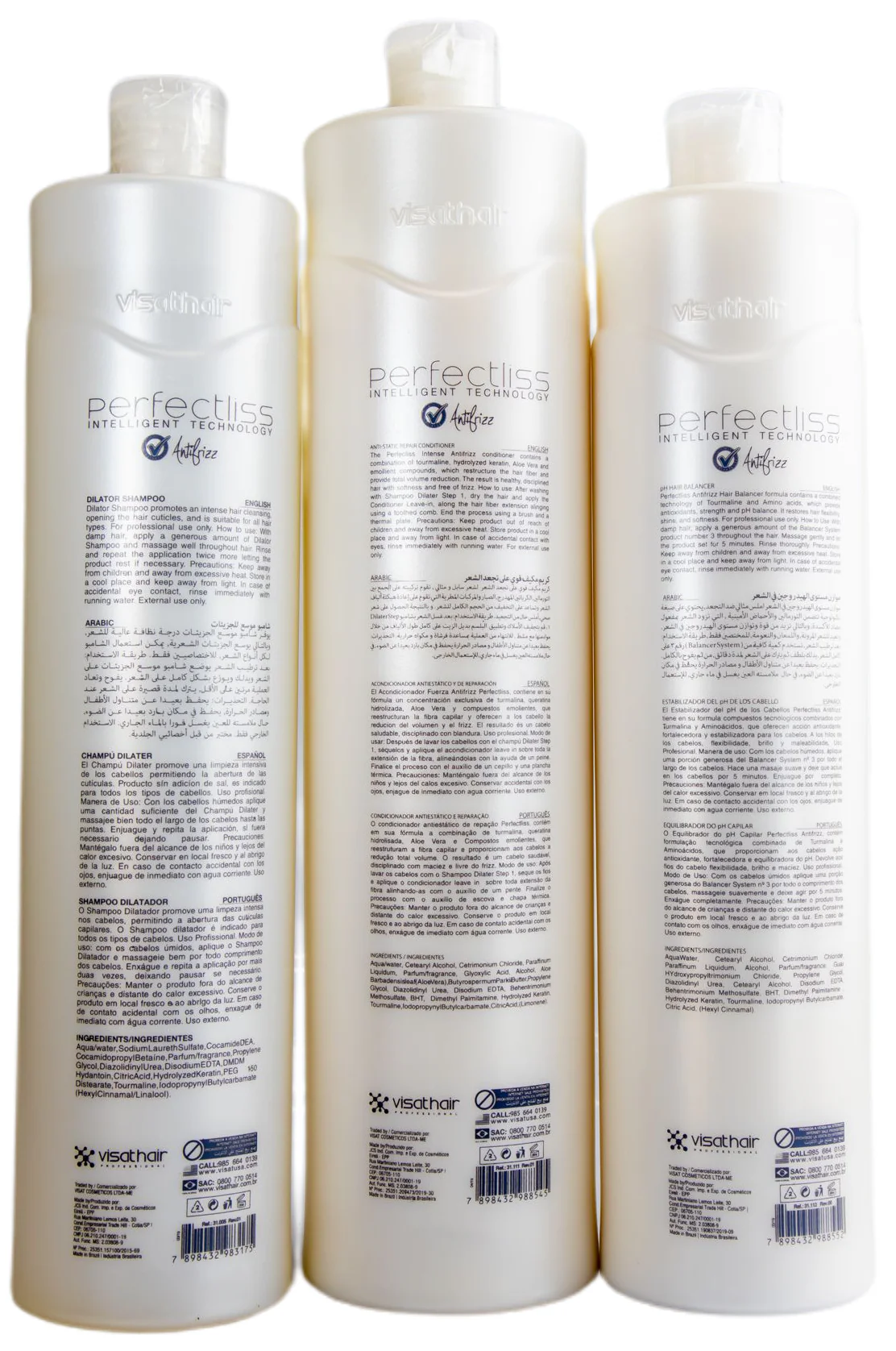 Tourmaline Brazilian Progressive Brush Anti-Frizz - Perfect Liss - Image 3