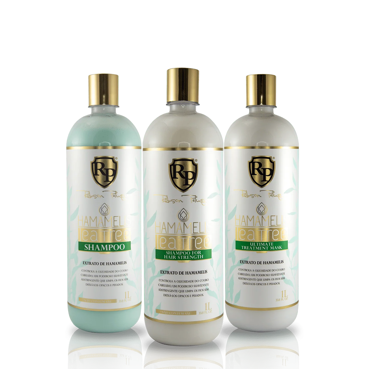 Robson Peluquero Hamamelis Tea Tree Treatment Kit 3x 1 Litre / 32.8 Fl Oz