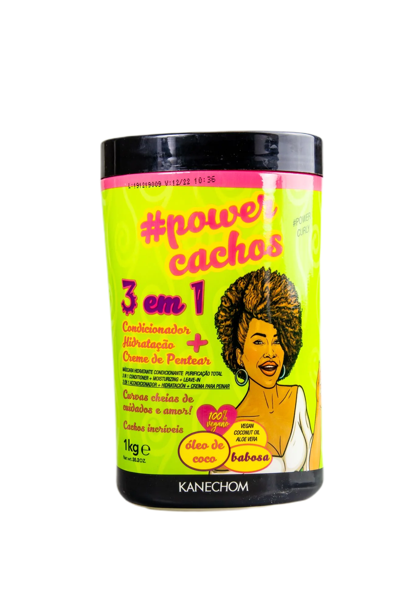 Vegan Power Cachos 3 in 1 Conditioner Combing Curly Hydration 1Kg - Kanechom - Image 3