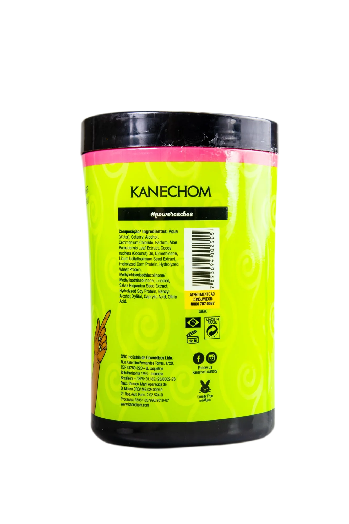 Vegan Power Cachos 3 in 1 Conditioner Combing Curly Hydration 1Kg - Kanechom - Image 4