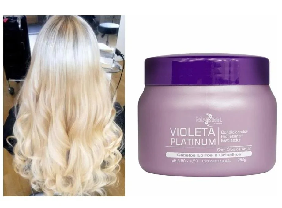 Violet Platinum Argan Oil Moisturizing Tinting Intensifier Mask 250g - Mairibel - Image 2