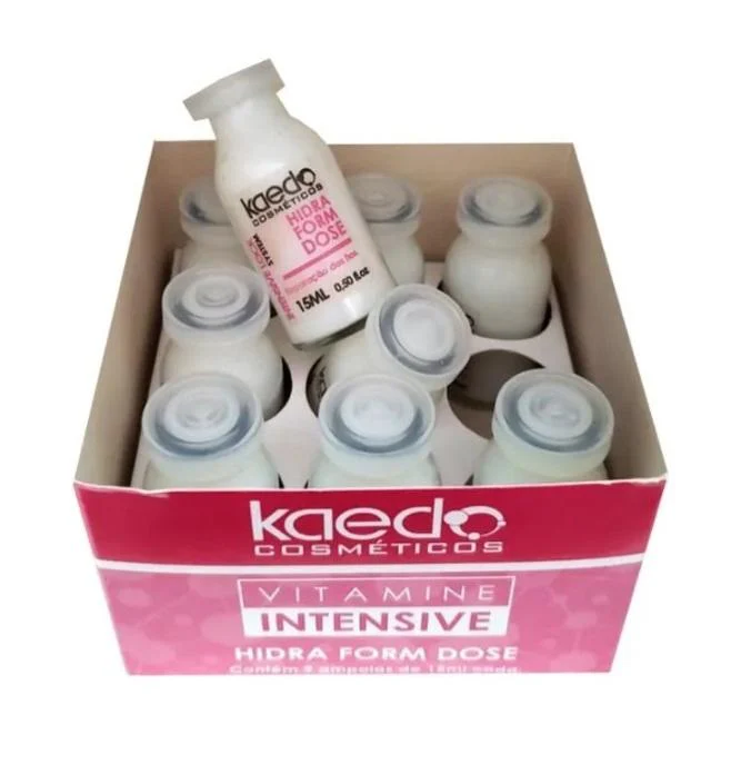 Vitamine Intensive Hidra Form Hair Repair Treatment Ampoules 9x15ml - Kaedo