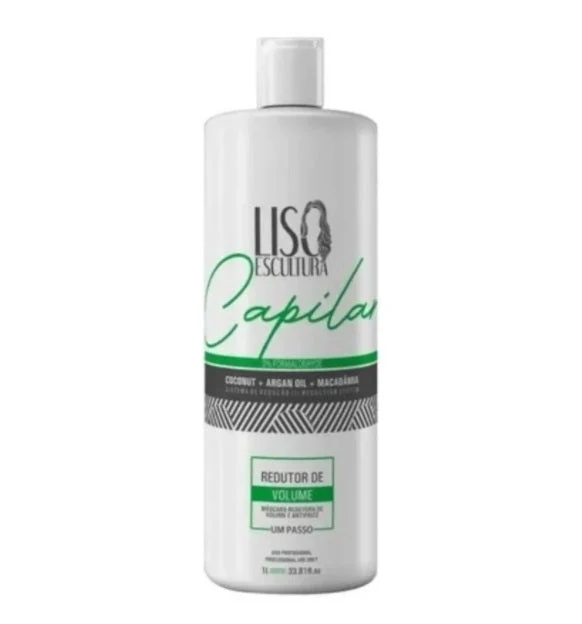 Volume Reducer Progressive Brush Coconut Argan Macadamia 1L - Liso Escultura
