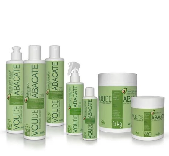 Vou de Abacate Avocado Vegan Strengthening Treatment Kit 7 Products - Griffus